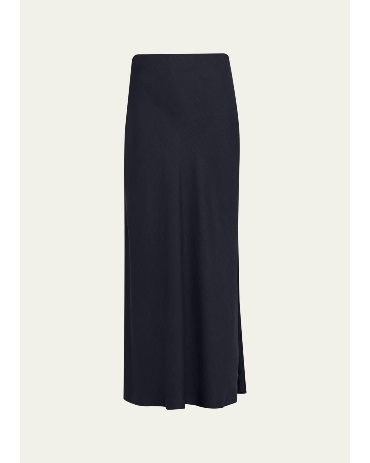 Stretch Linen Pull-On Maxi