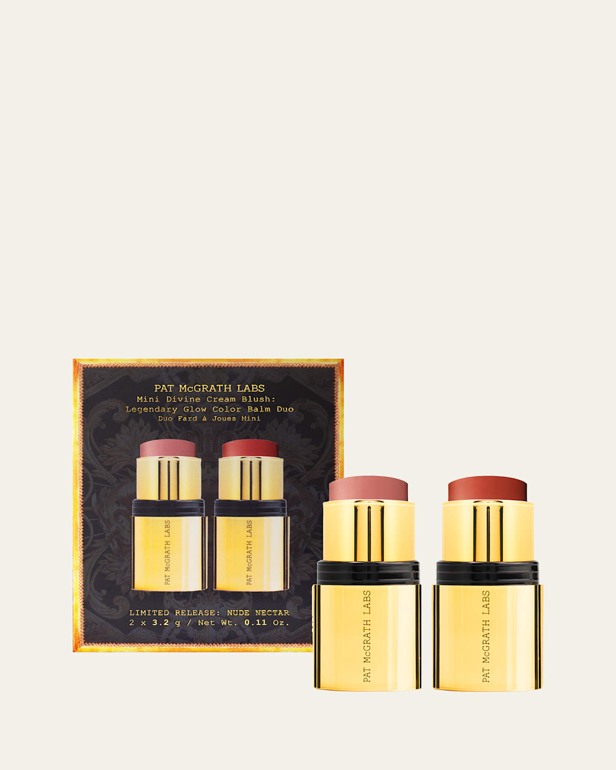 Pat Mcgrath Labs Mini Divine Cream Blush: Legendary Glow Color Balm Duo Set In Multi
