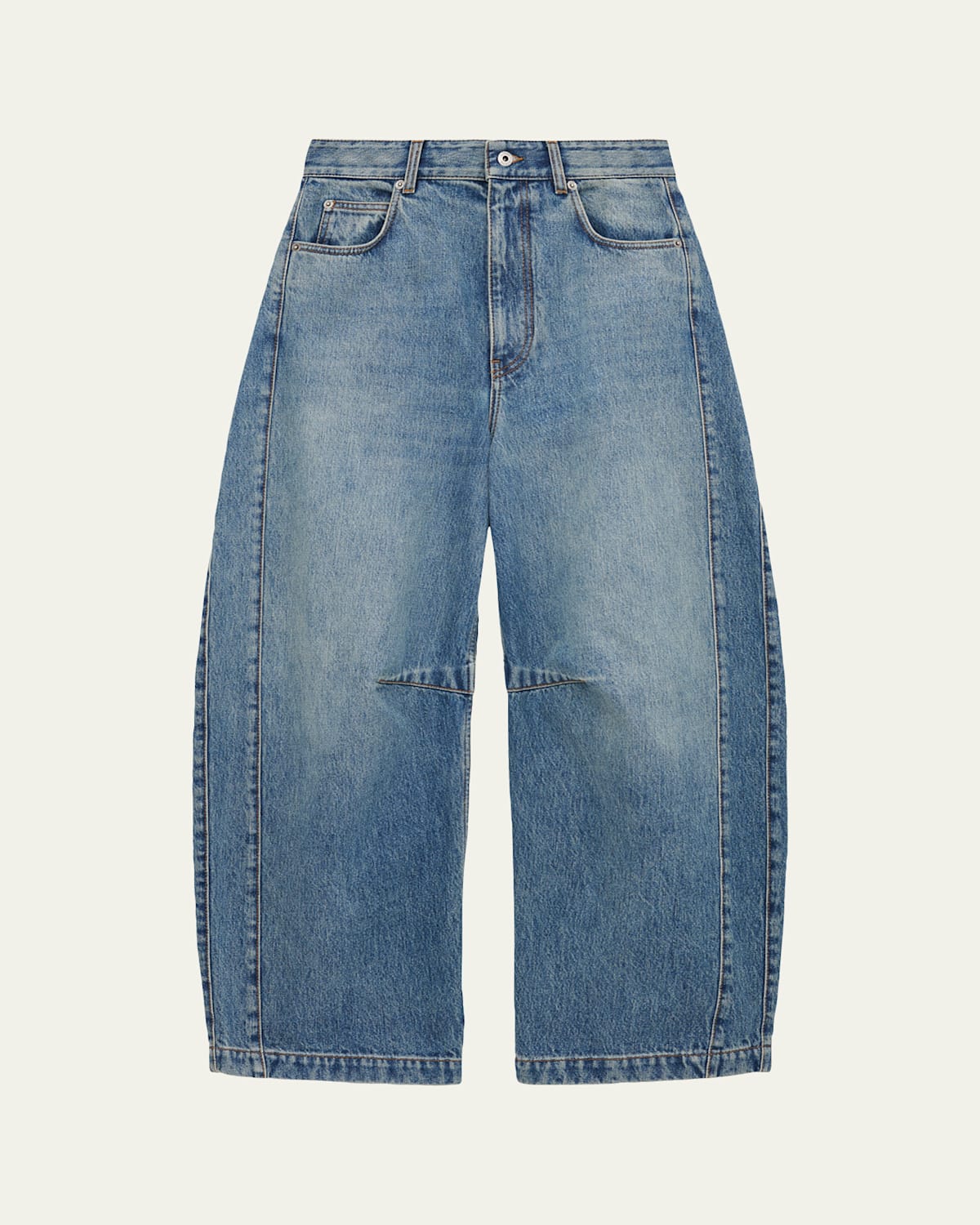 Loewe Mid-rise Barrel-leg Jeans