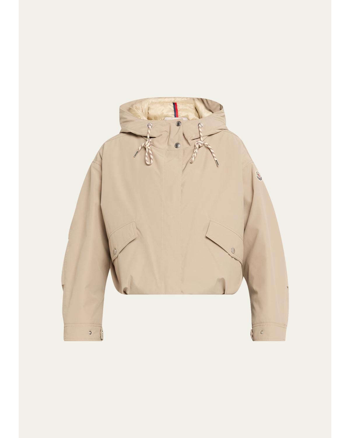 Eucalyptus Hooded Short Down Jacket