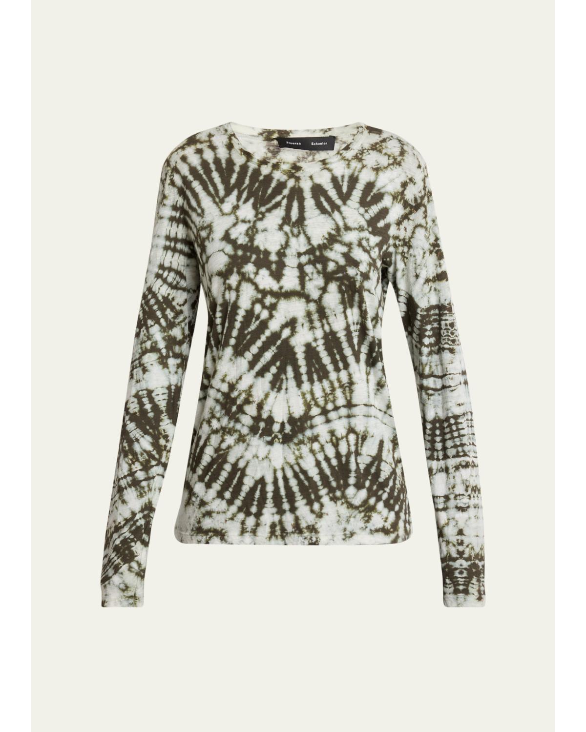 Mia Long-Sleeve Tie Dye Top