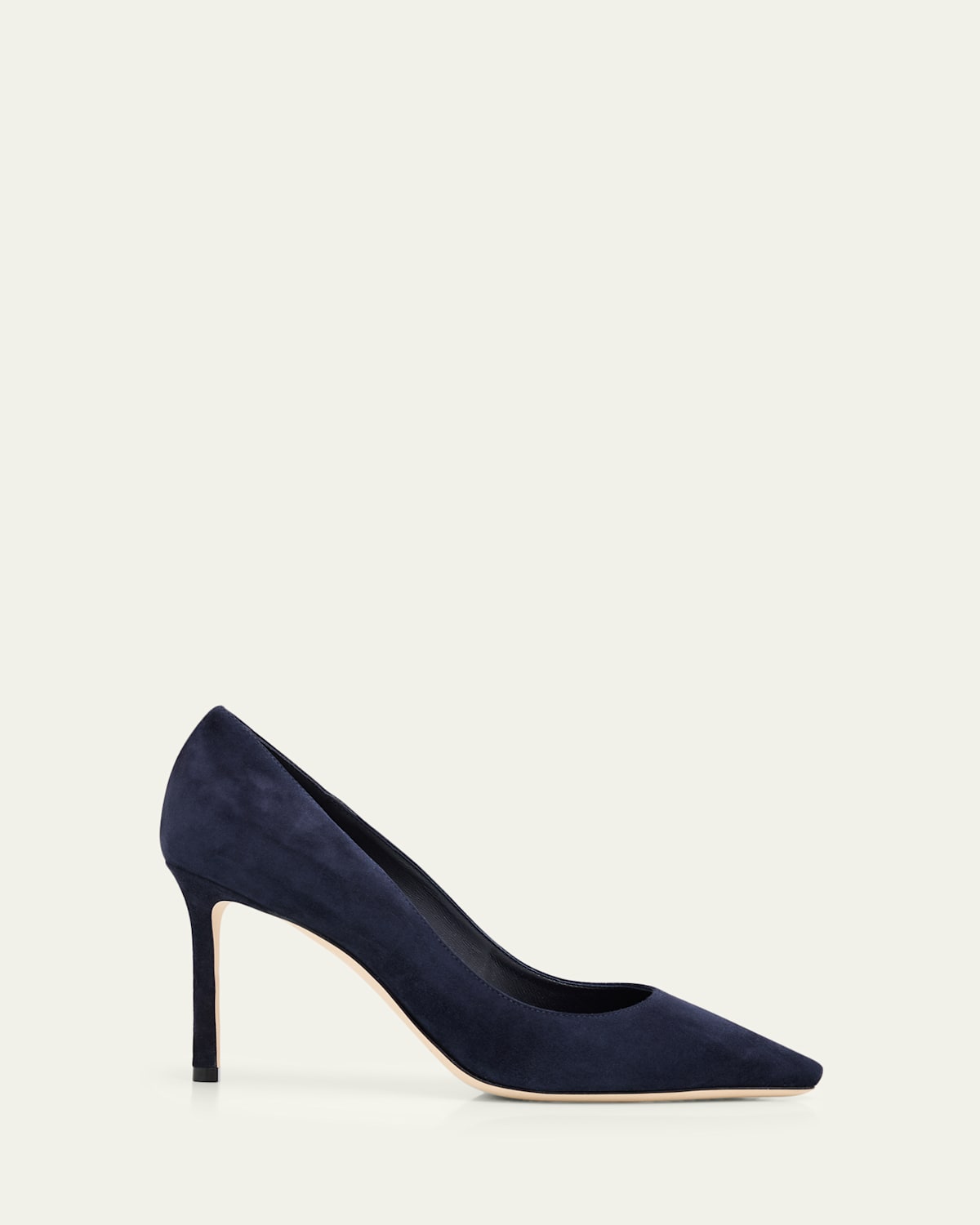Jimmy Choo 85mm Romy Suede Pointed-toe Pumps In Blue