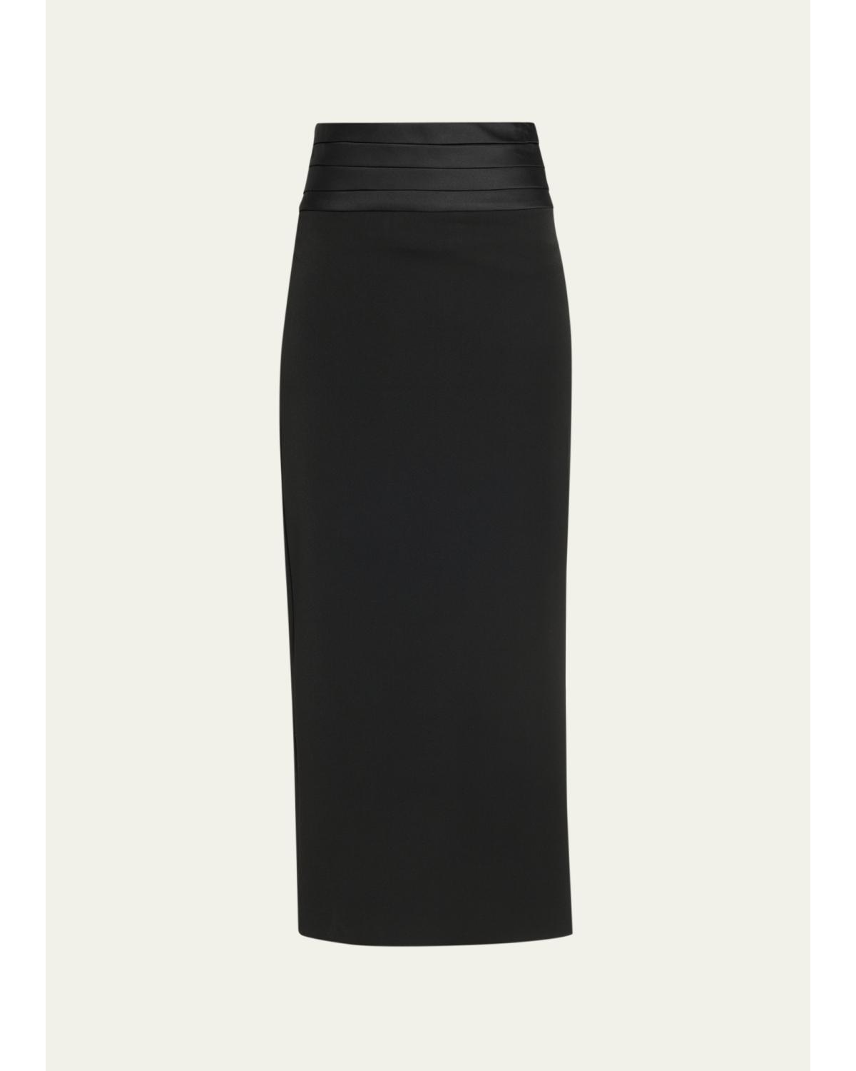 Honesty Cummerbund Maxi Skirt