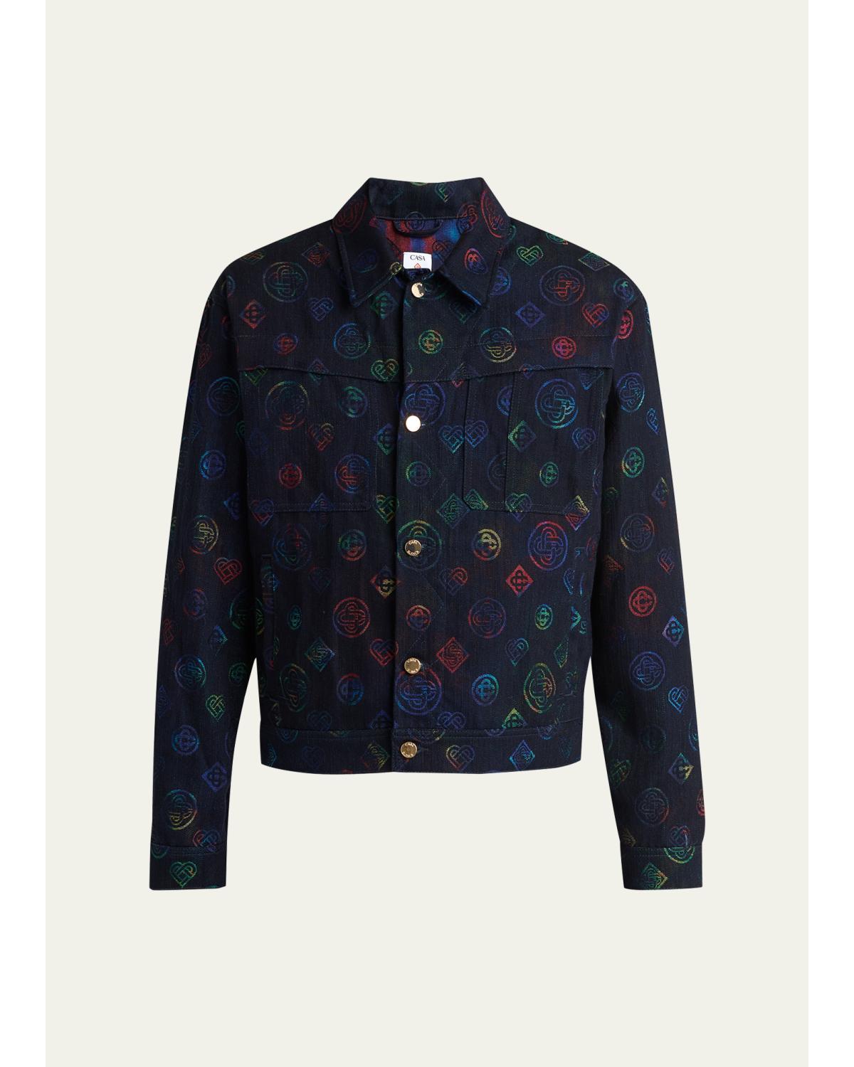Men'S Heat Map Denim Jacket
