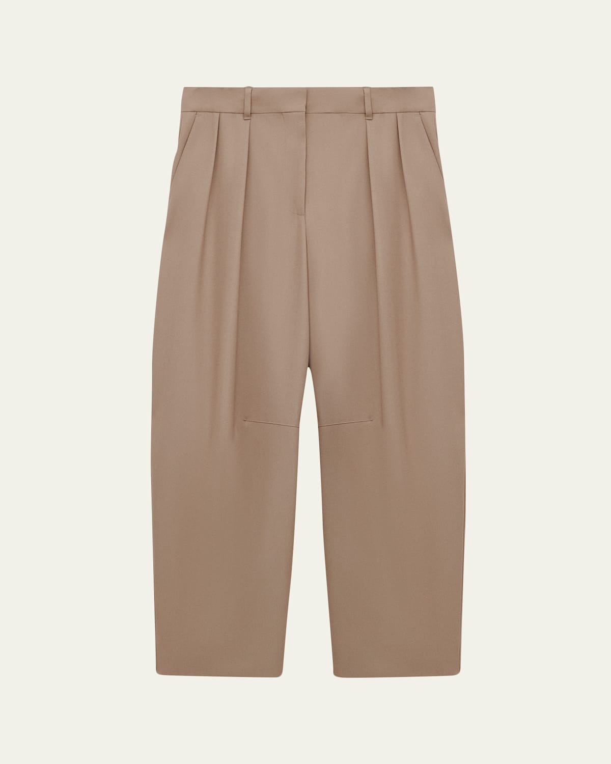 Loewe Double Pleated Wool Barrel Trousers