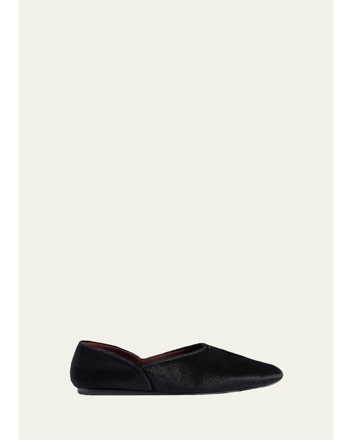 Jane Calf Hair Flats
