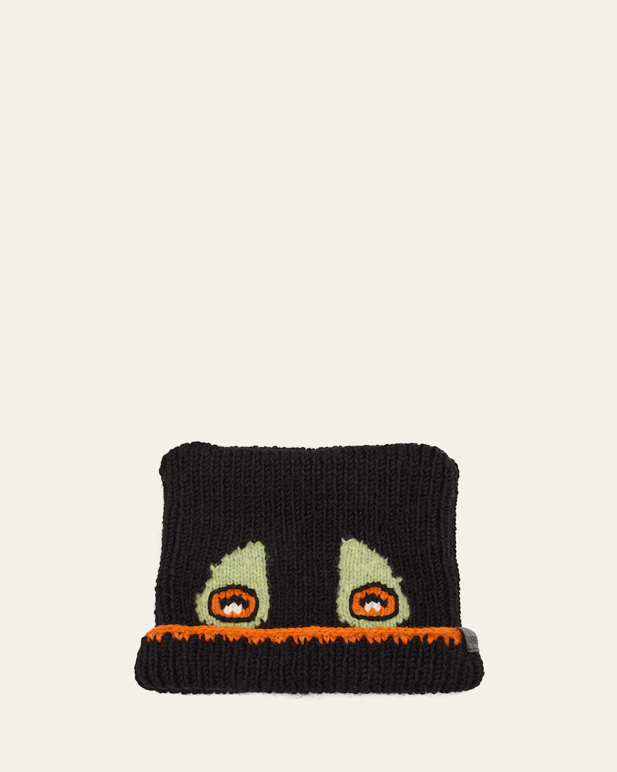 Loewe Men's Futurist Cats Ribbed Wool-Blend Beanie Hat