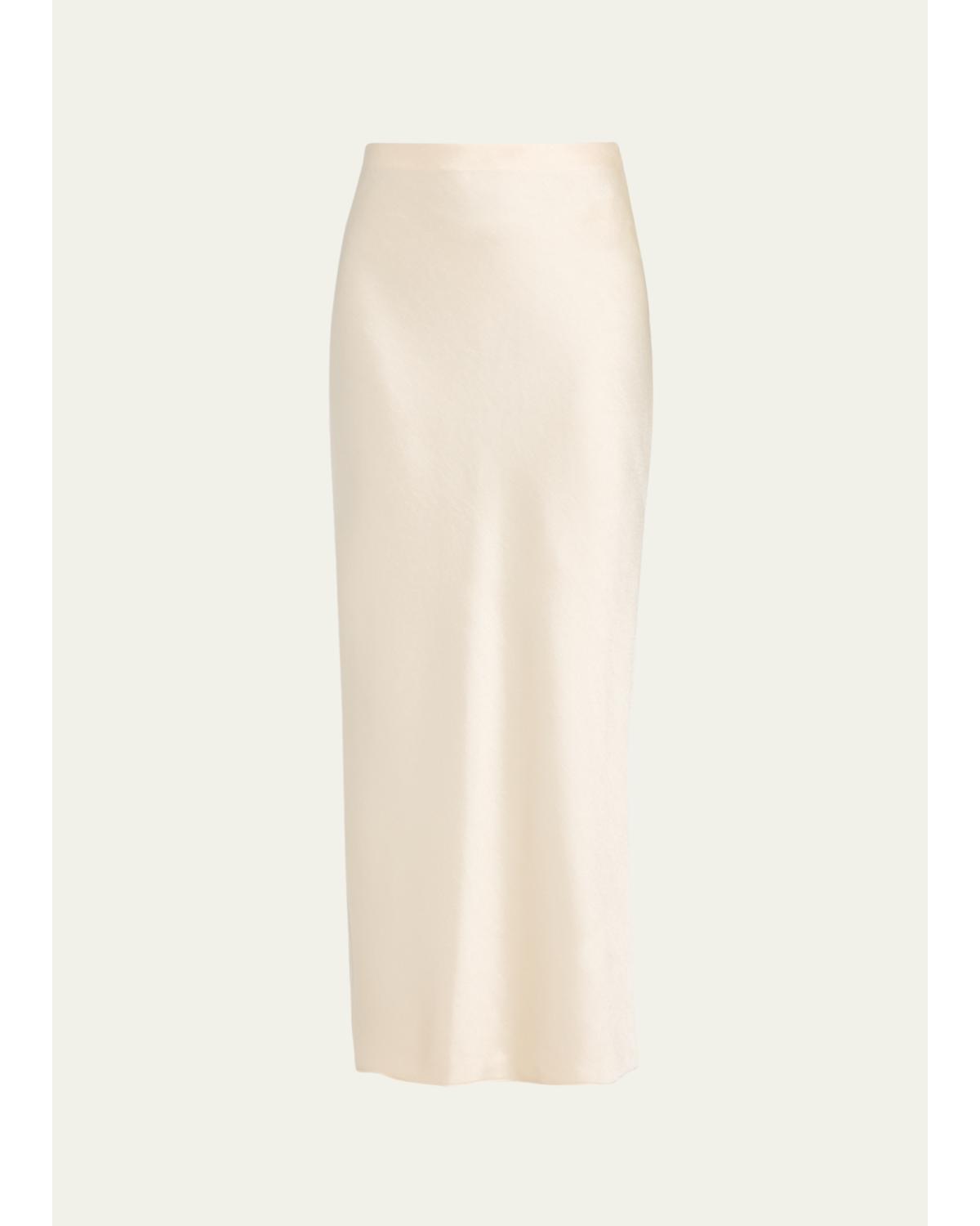 Satin Bias Skirt