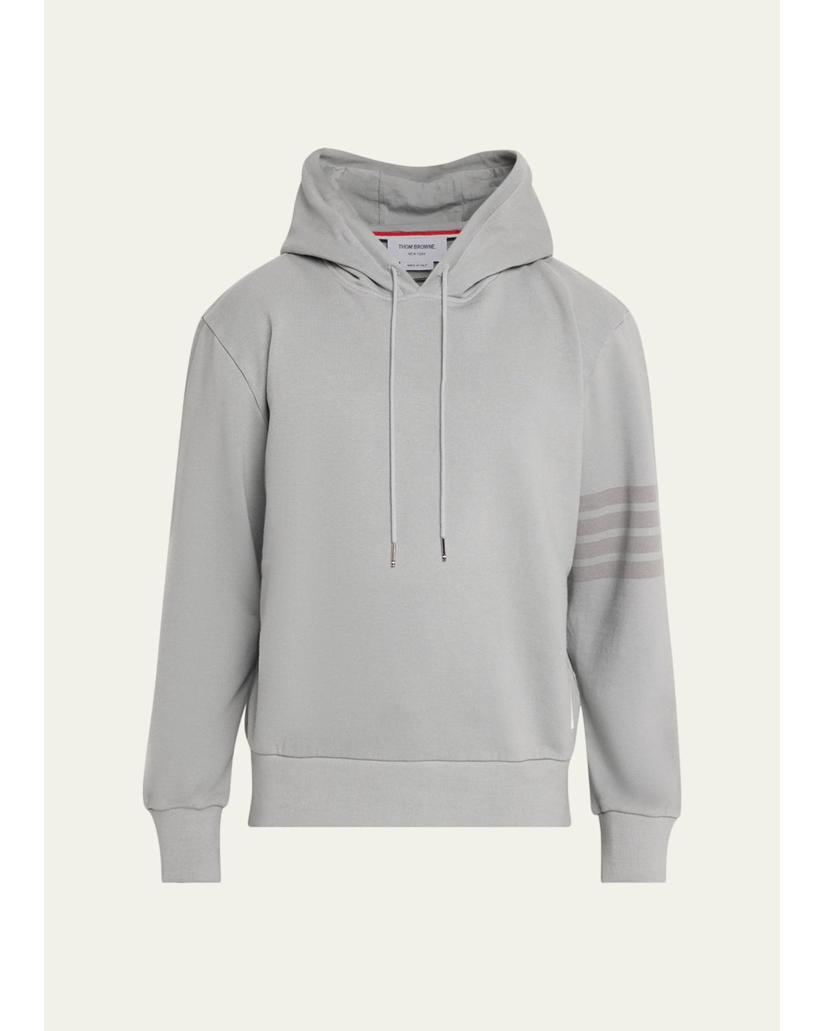 Men'S 4-Bar Cotton Hoodie