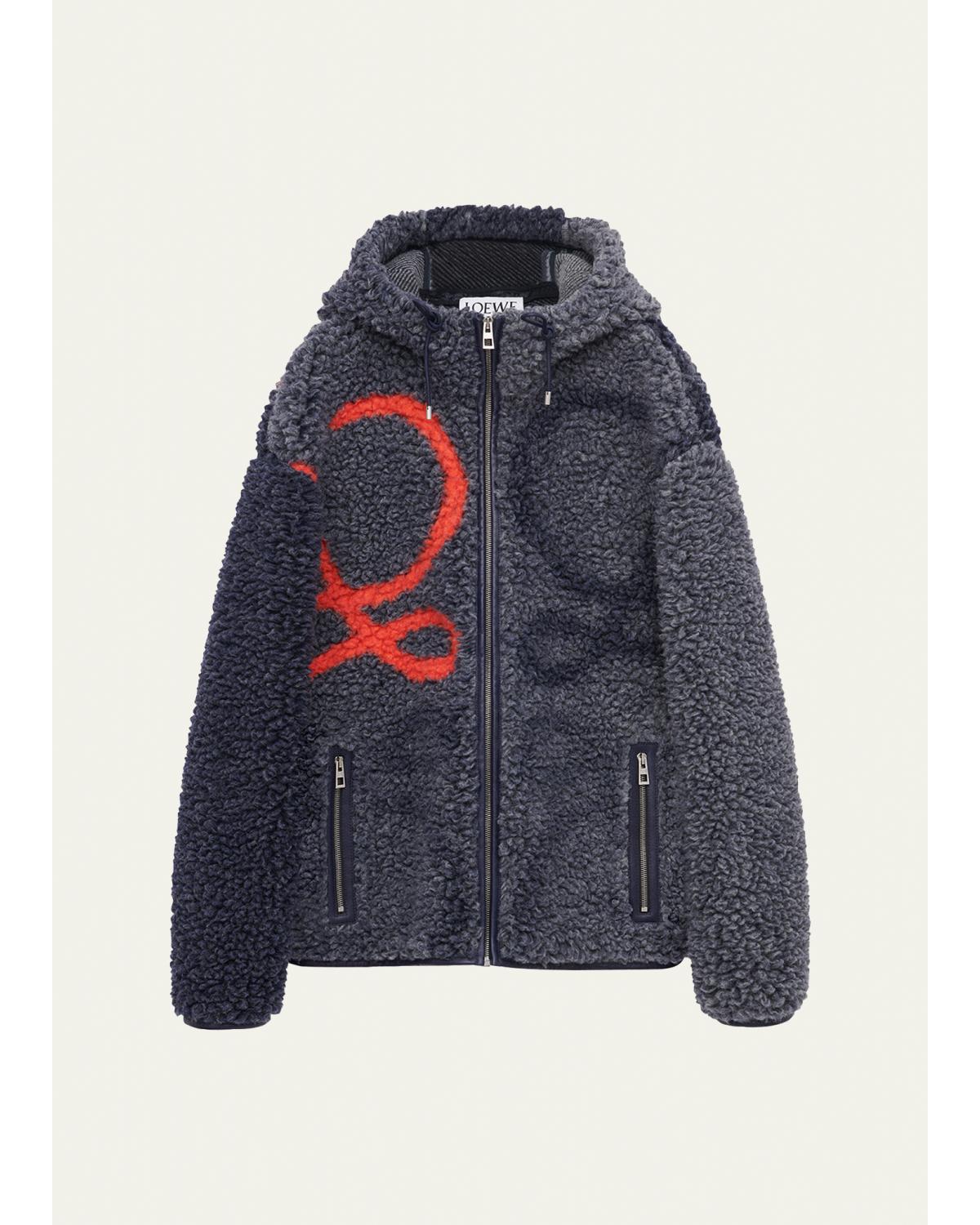 Men'S Hooded Teddy Jacket