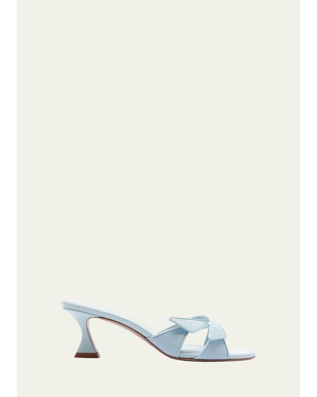Tita Cross 60Mm Leather Kitten-Heel Sandals