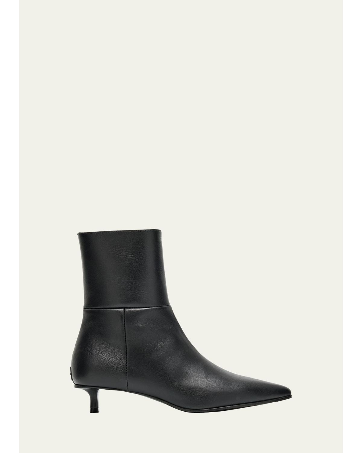 Lory 35 Leather Ankle Boots