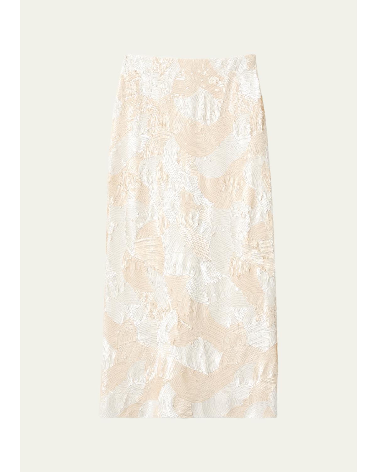 Straight Sequin Midi