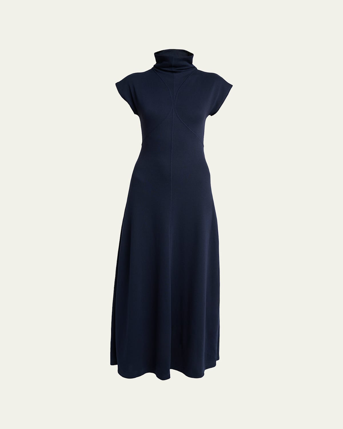Brea Brushed Knit Turtleneck Midi Dress