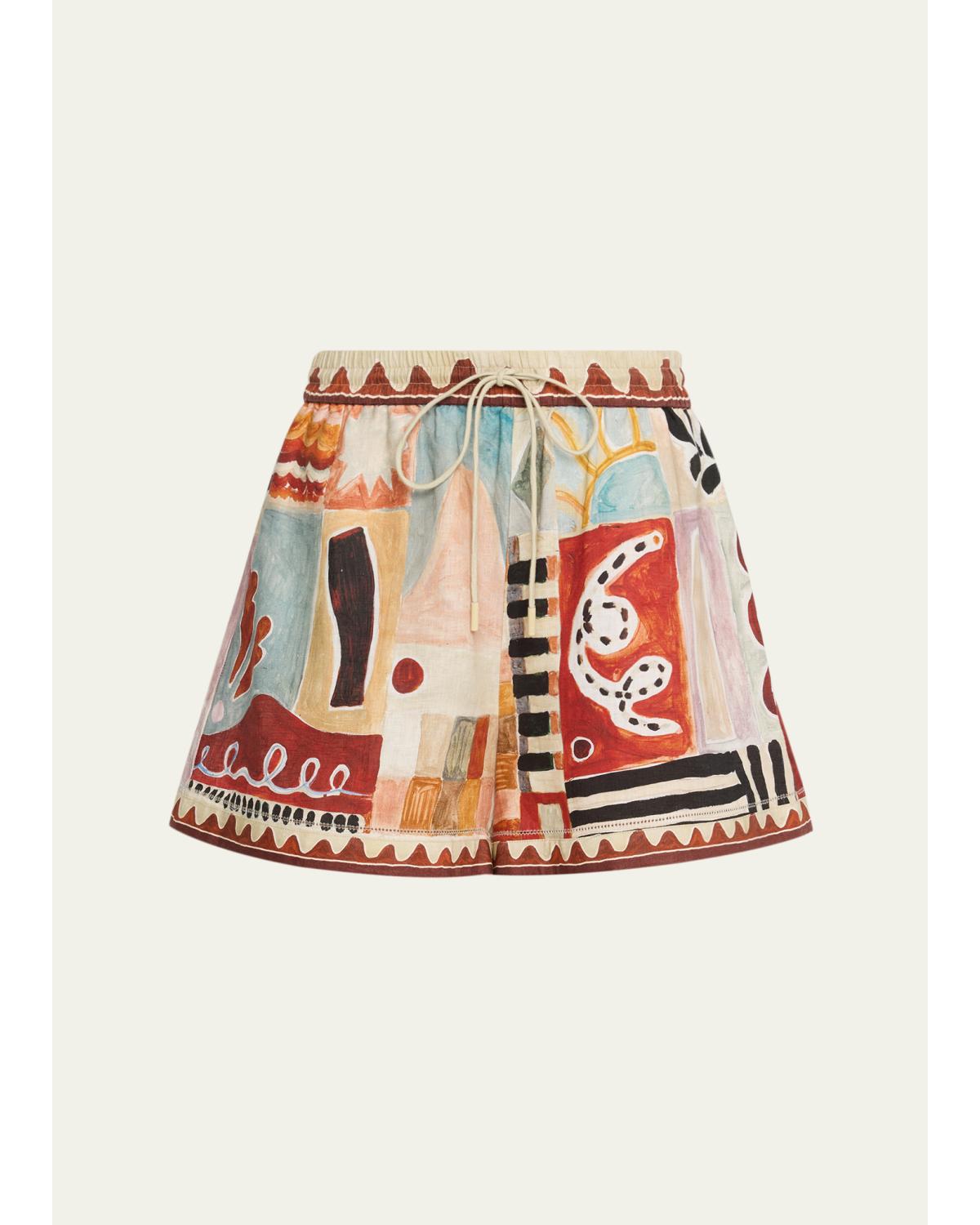 Michelle Linen Shorts