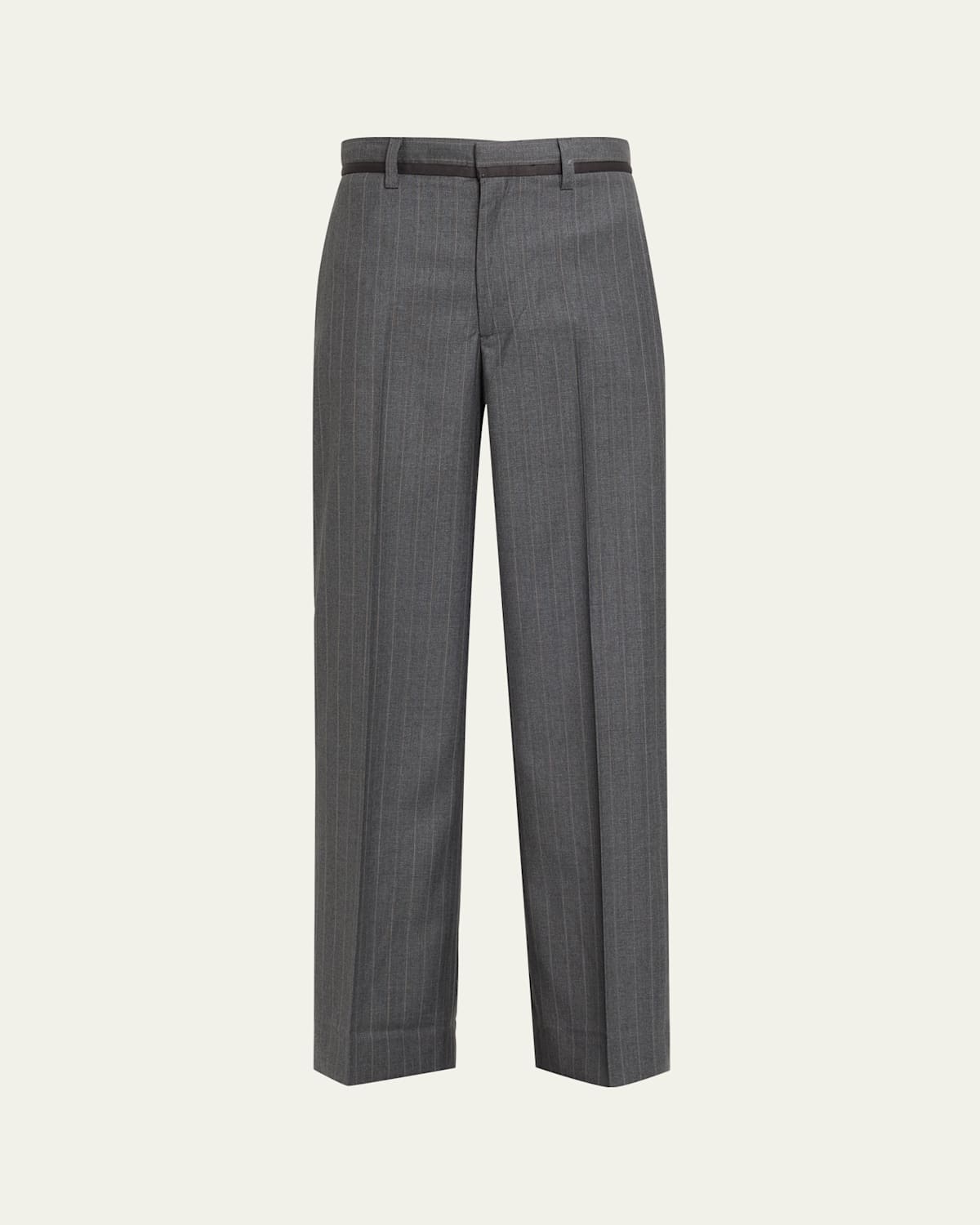 We-ar4 Tuxedo Pinstripe Straight-leg Trousers In Blue