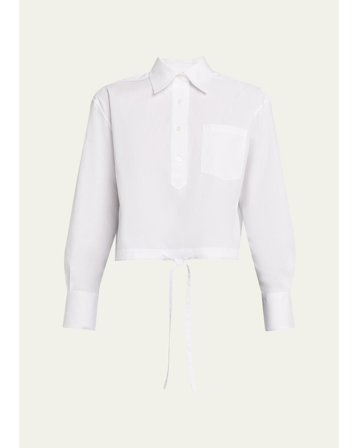 The Cc Cropped Cotton Shirt