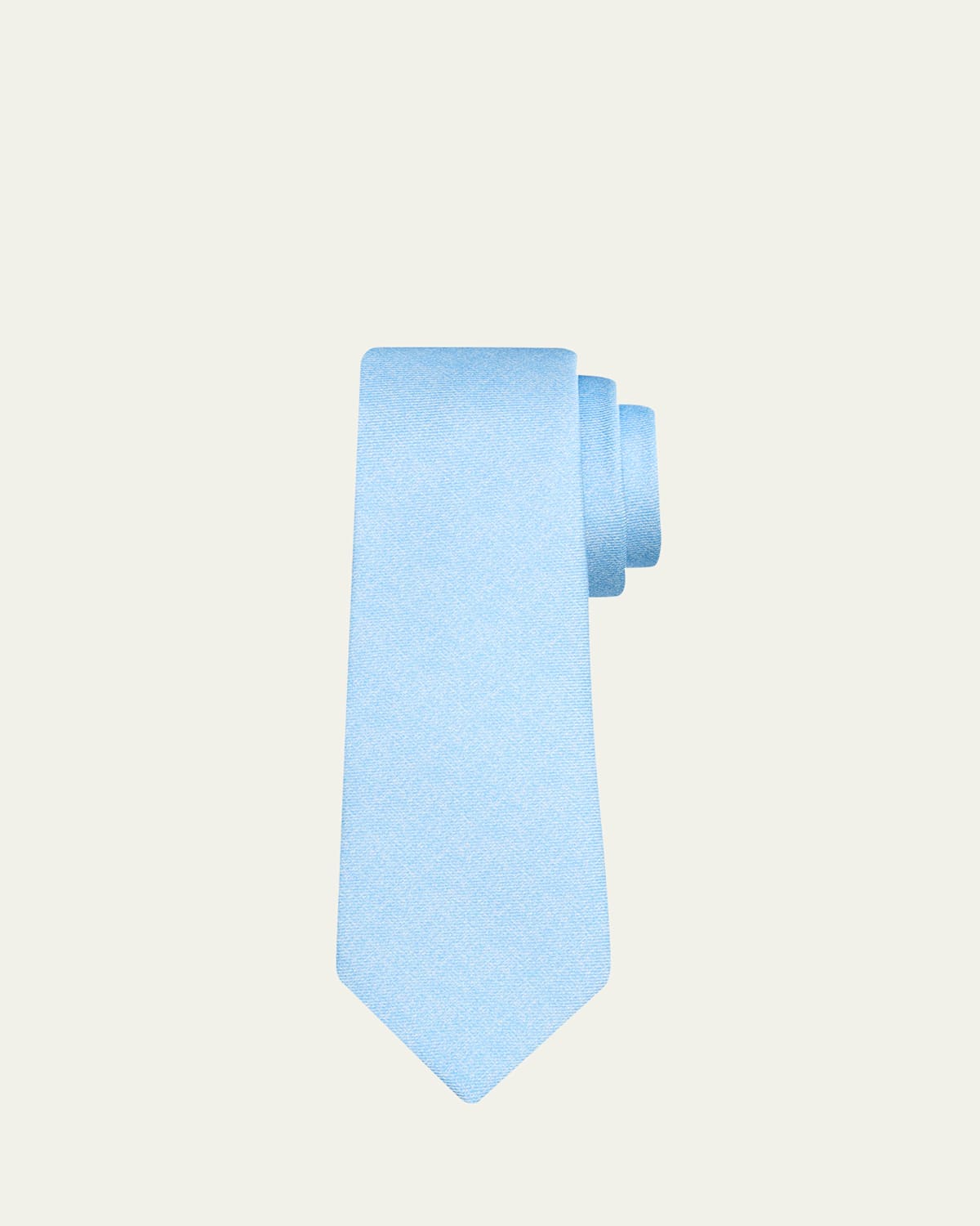 Kiton Men's Solid Silk 7-Fold Tie