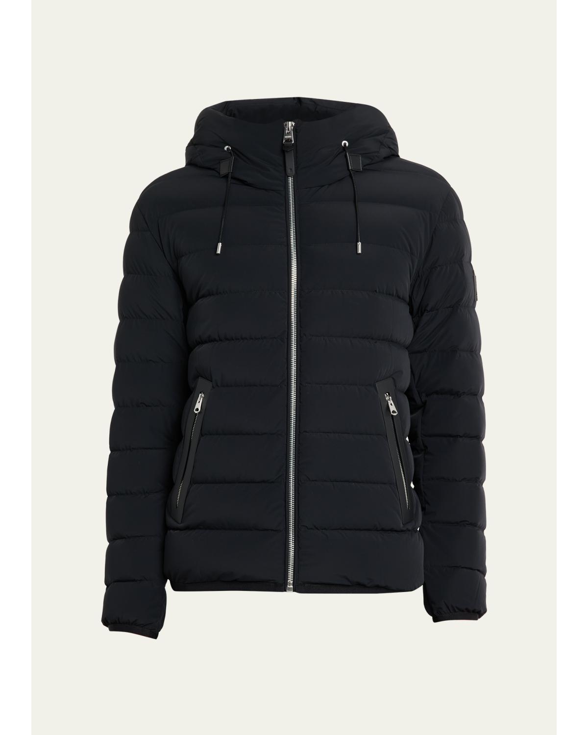 Men'S Jack-Z Agile-360 Stretch Light Down Hooded Jacket
