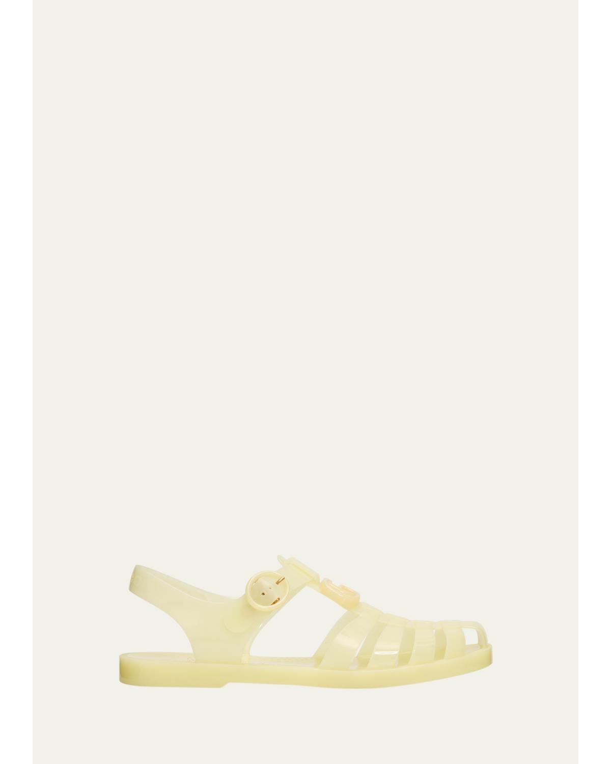 GG Glossy Jelly Fisherman Sandals