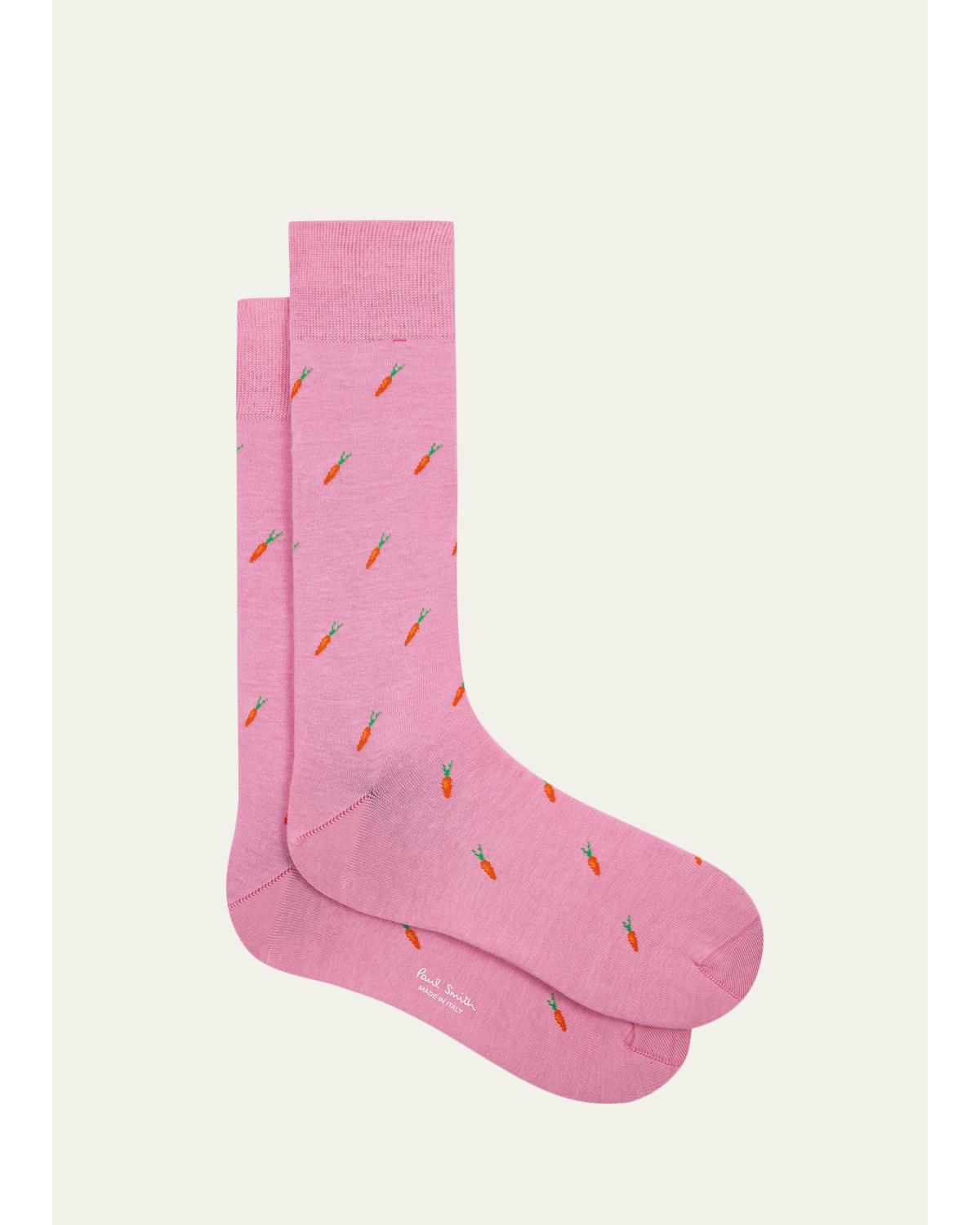 Men'S Carrot Crew Socks