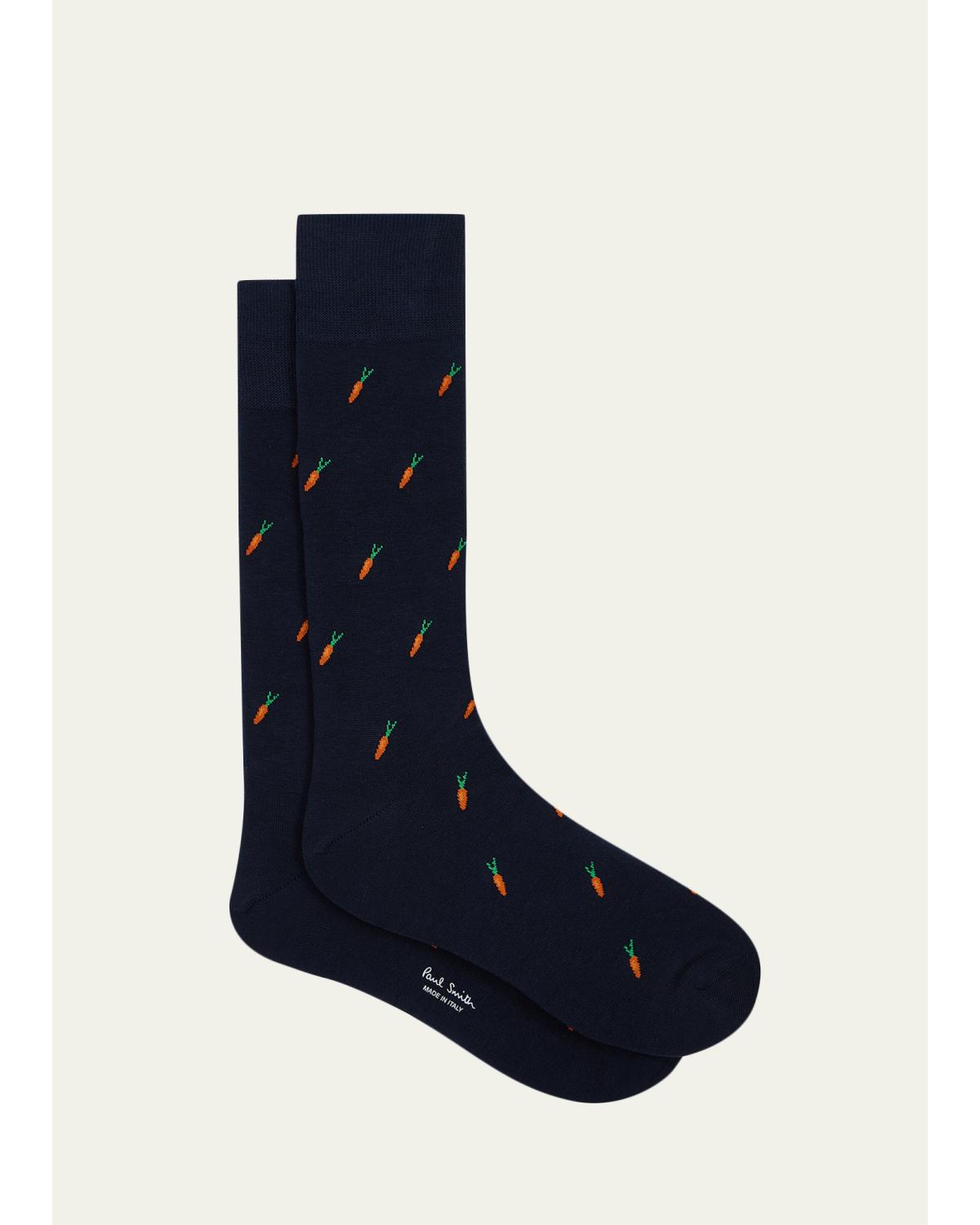 Men'S Carrot Crew Socks