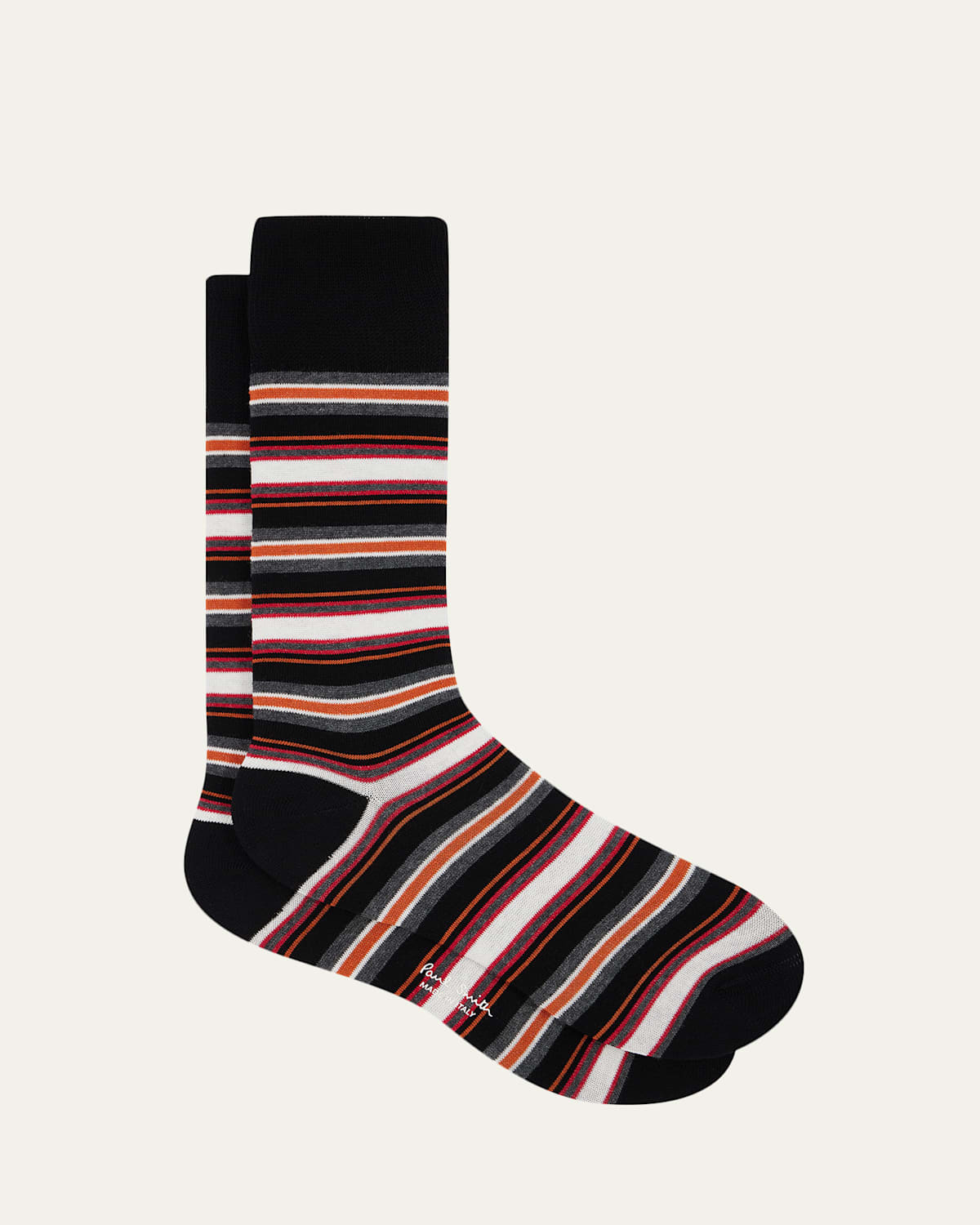 Paul Smith Men's Mixed Stripe Crew Socks
