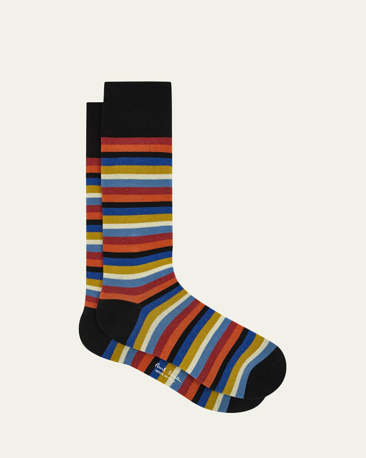 Paul Smith Men's Colorblock Stripe Crew Socks