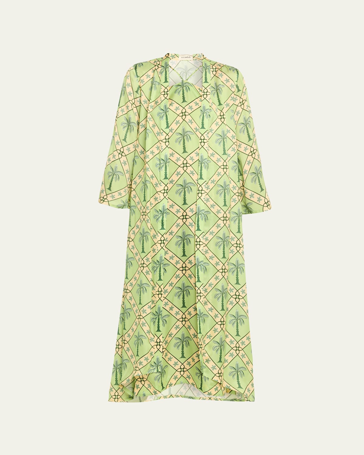 Verandah Palm Resort Maxi Dress In Green