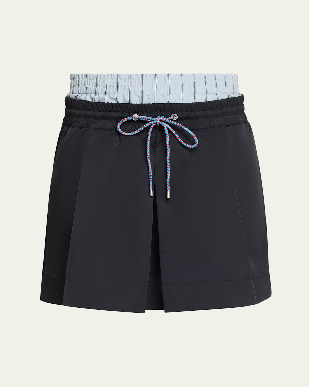3.1 Phillip Lim Ripstop Mini Skirt In Blue