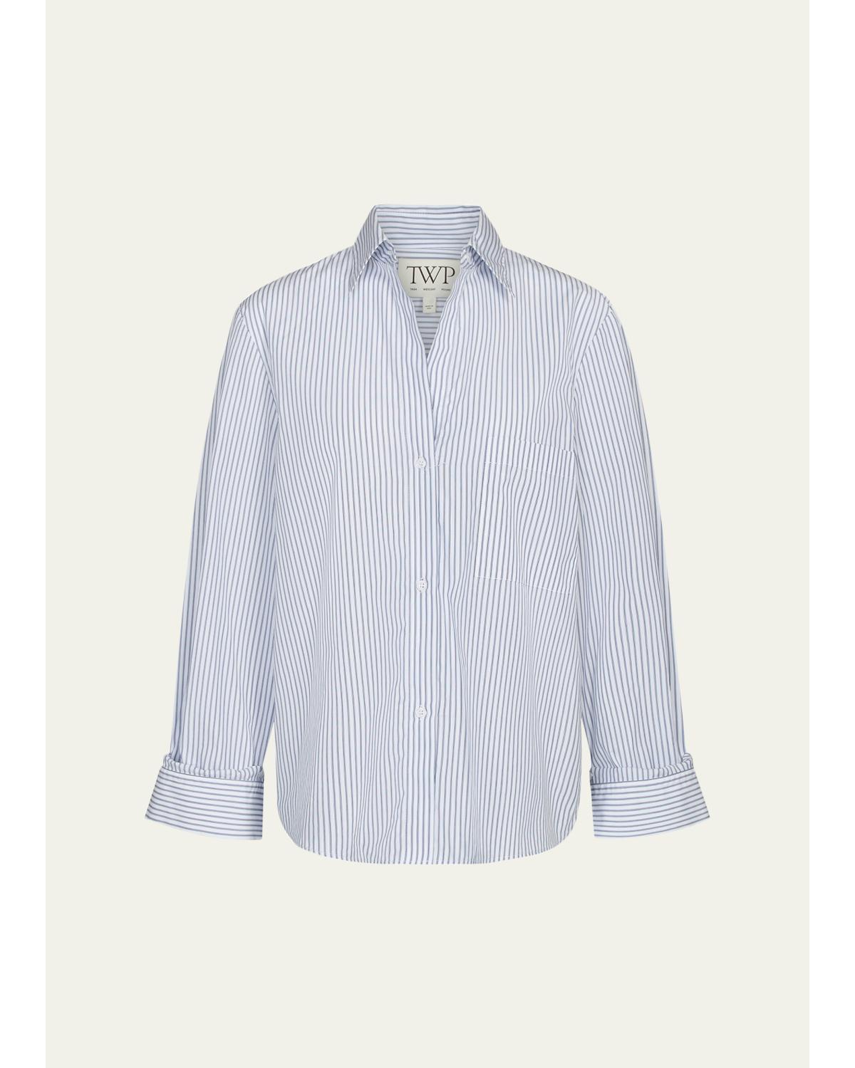 Next Morning Striped Button-Front Shirt