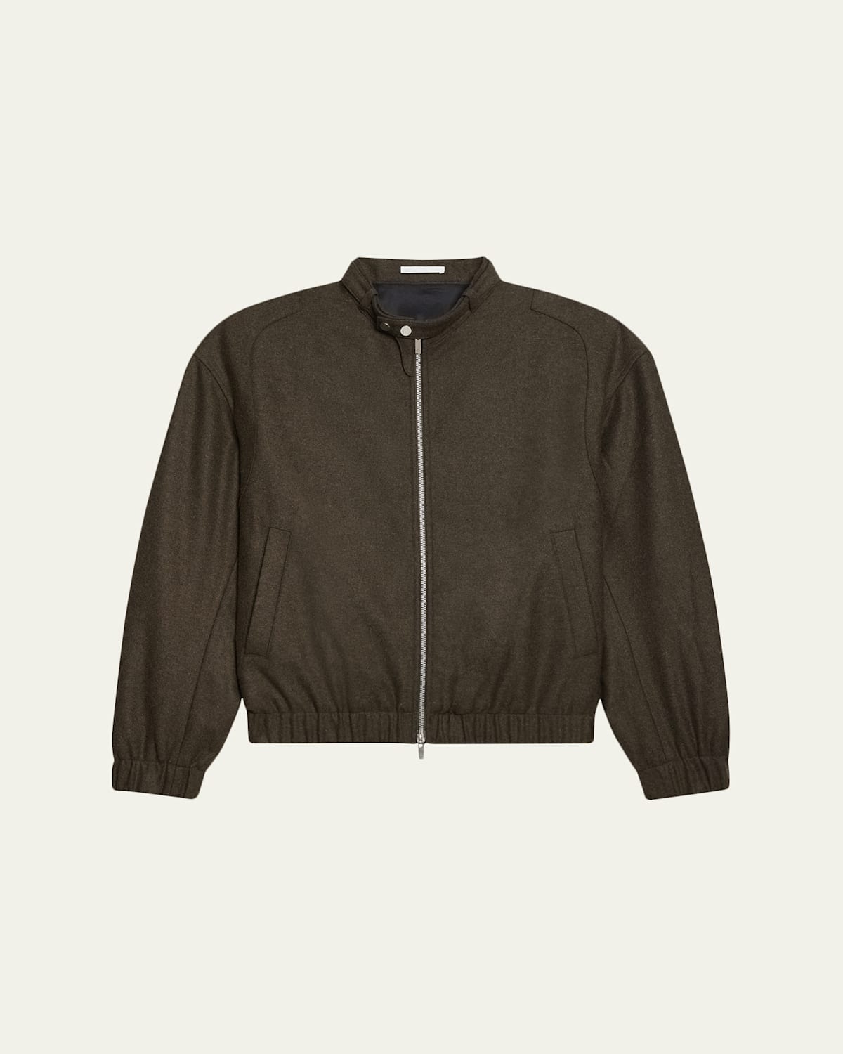 Helmut Lang Men's Belted Wool-blend Bomber Jacket In Green