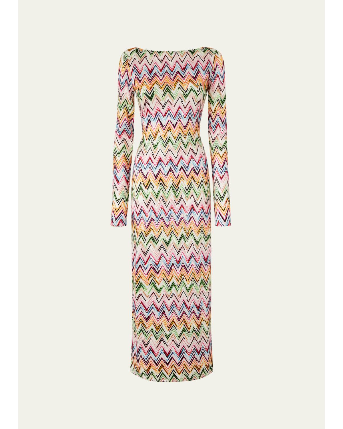 Zig Zag Maxi Beach Dress