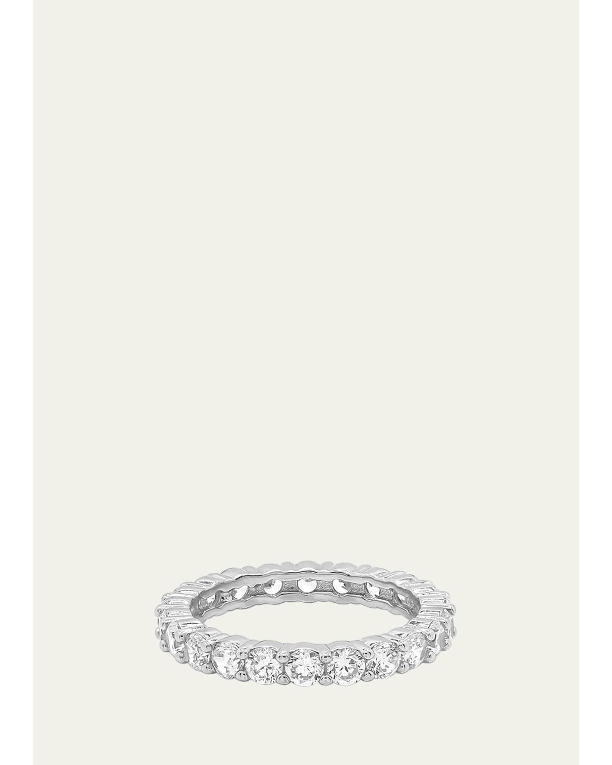 Eternity Band Ring with Cubic Zirconia