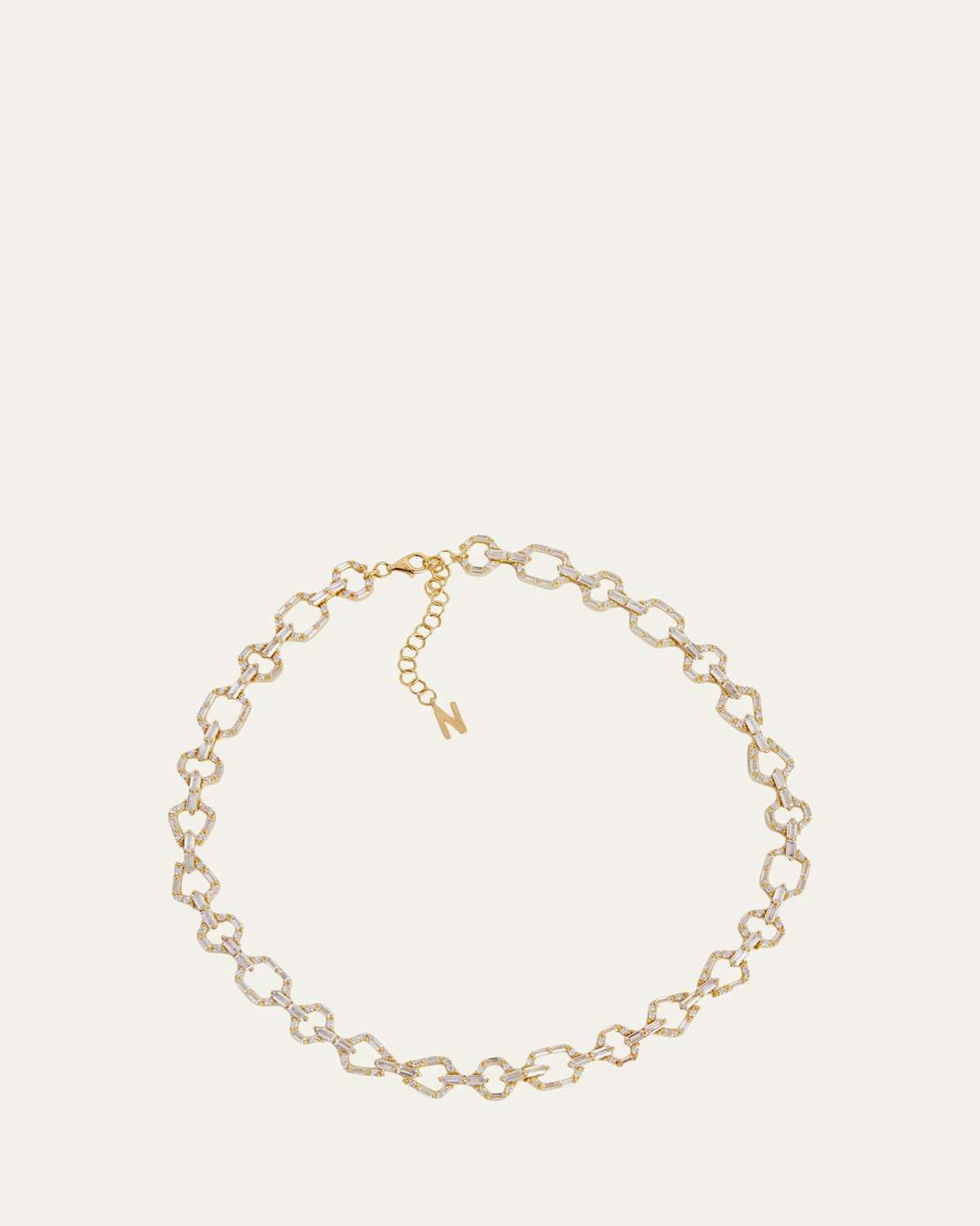 Nickho Rey Victoria Necklace with Crystals, Gold