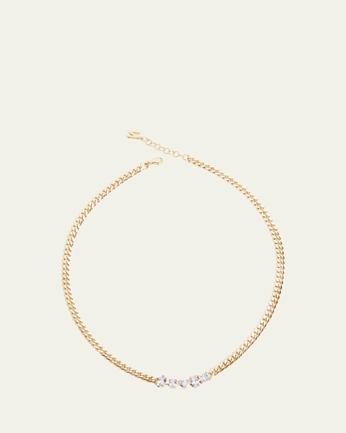 Nickho Rey Carrie Necklace with Crystals, Gold