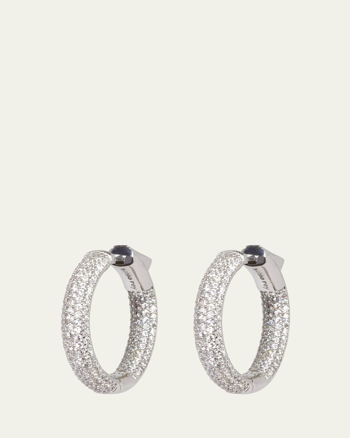 Nickho Rey Mini Tire Hoop Earrings
