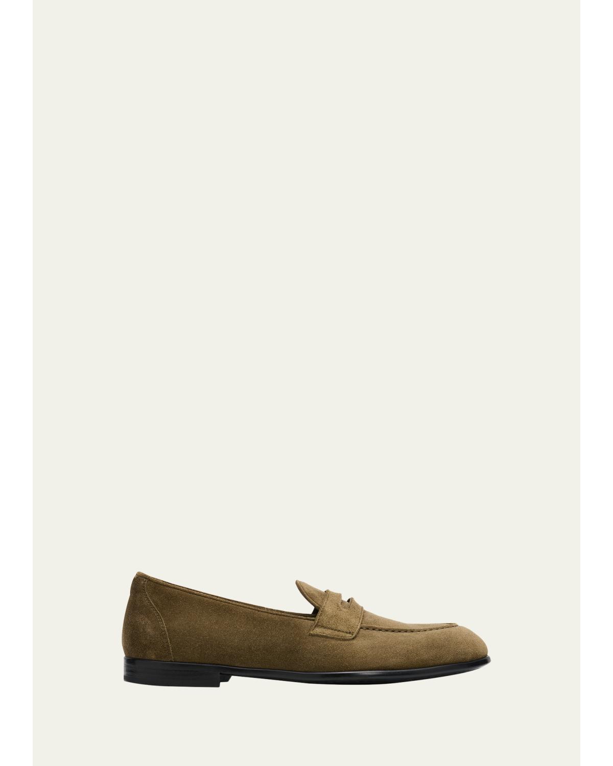 Men'S Appia Suede Penny Loafers