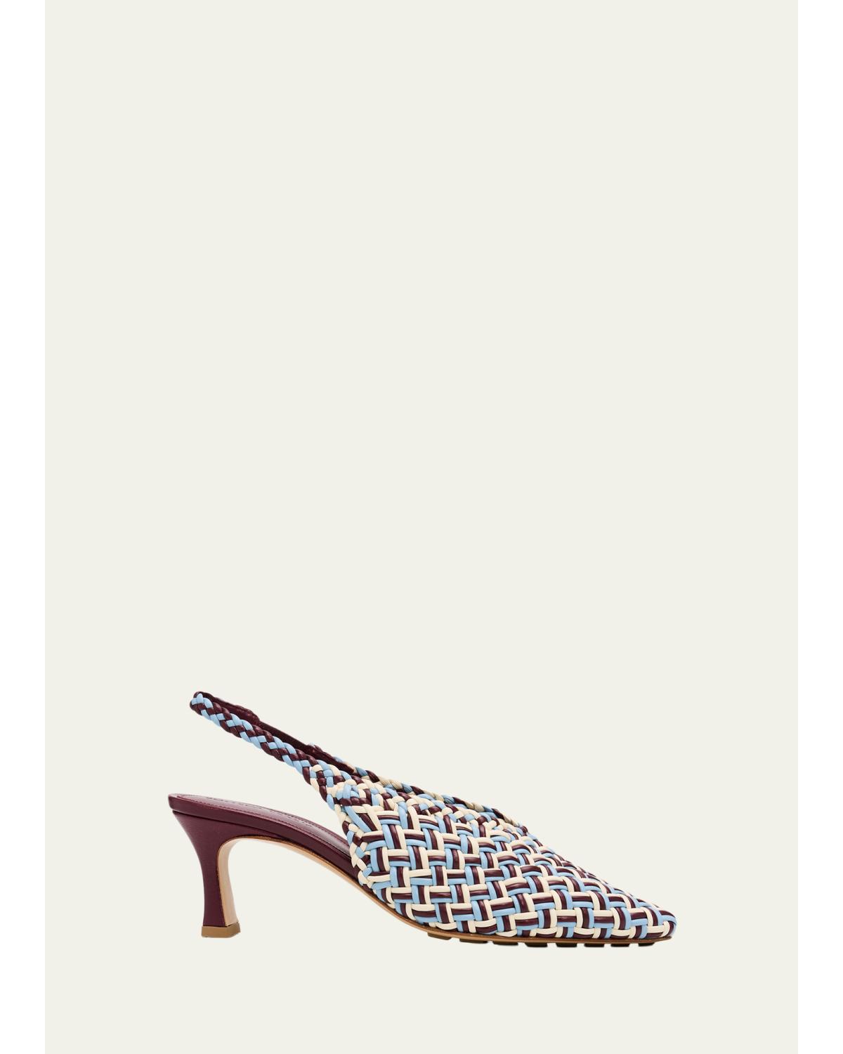 60Mm Sofia Intrecciato Slingback