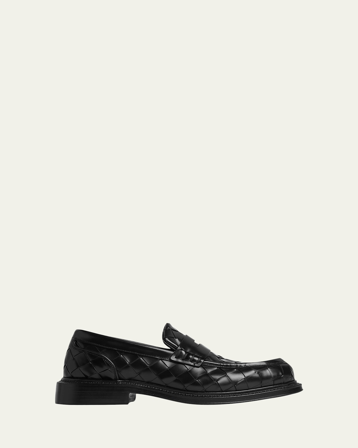 Bottega Veneta James Intrecciato Leather Loafers