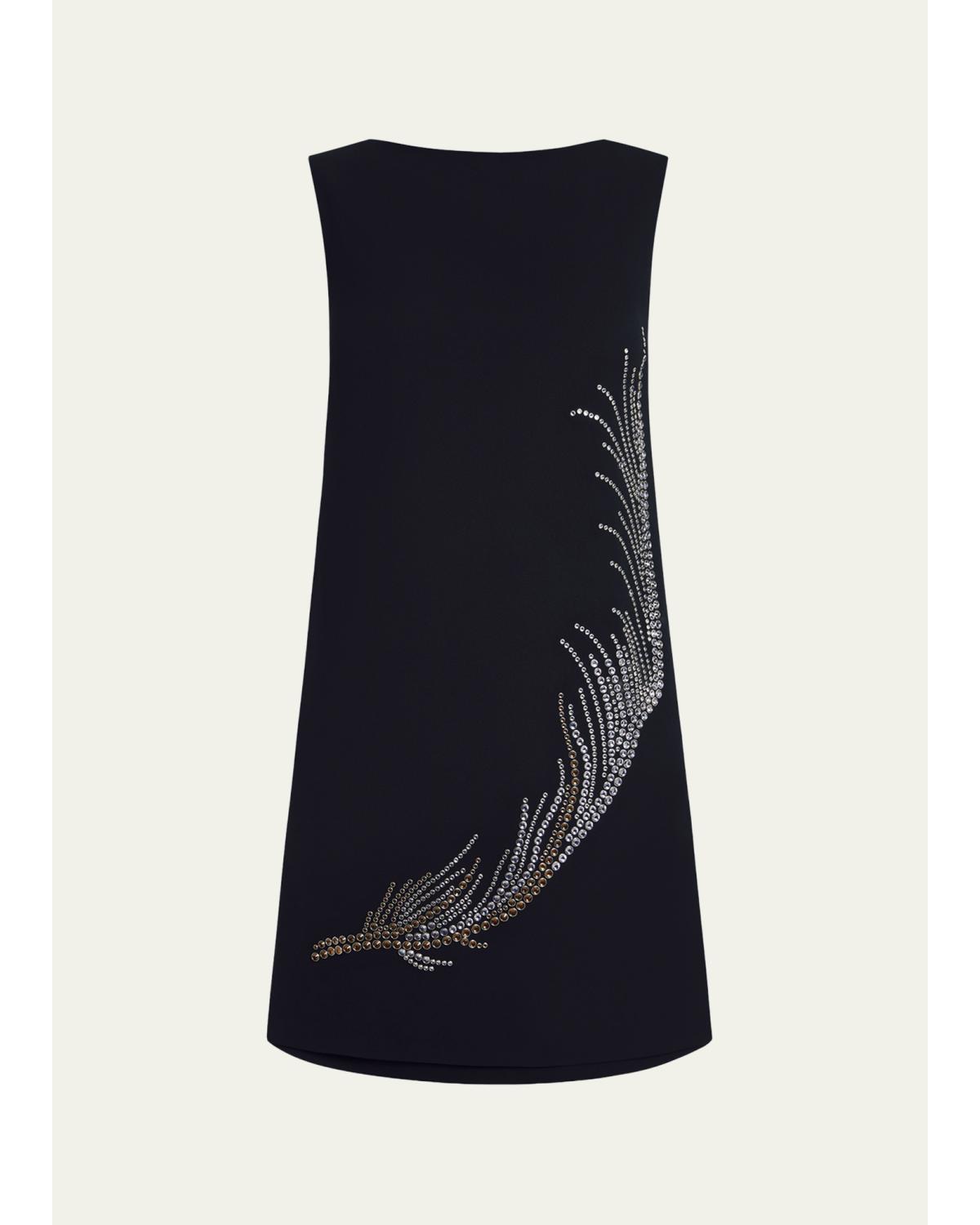 Ayre Embellished Feather Mini Dress