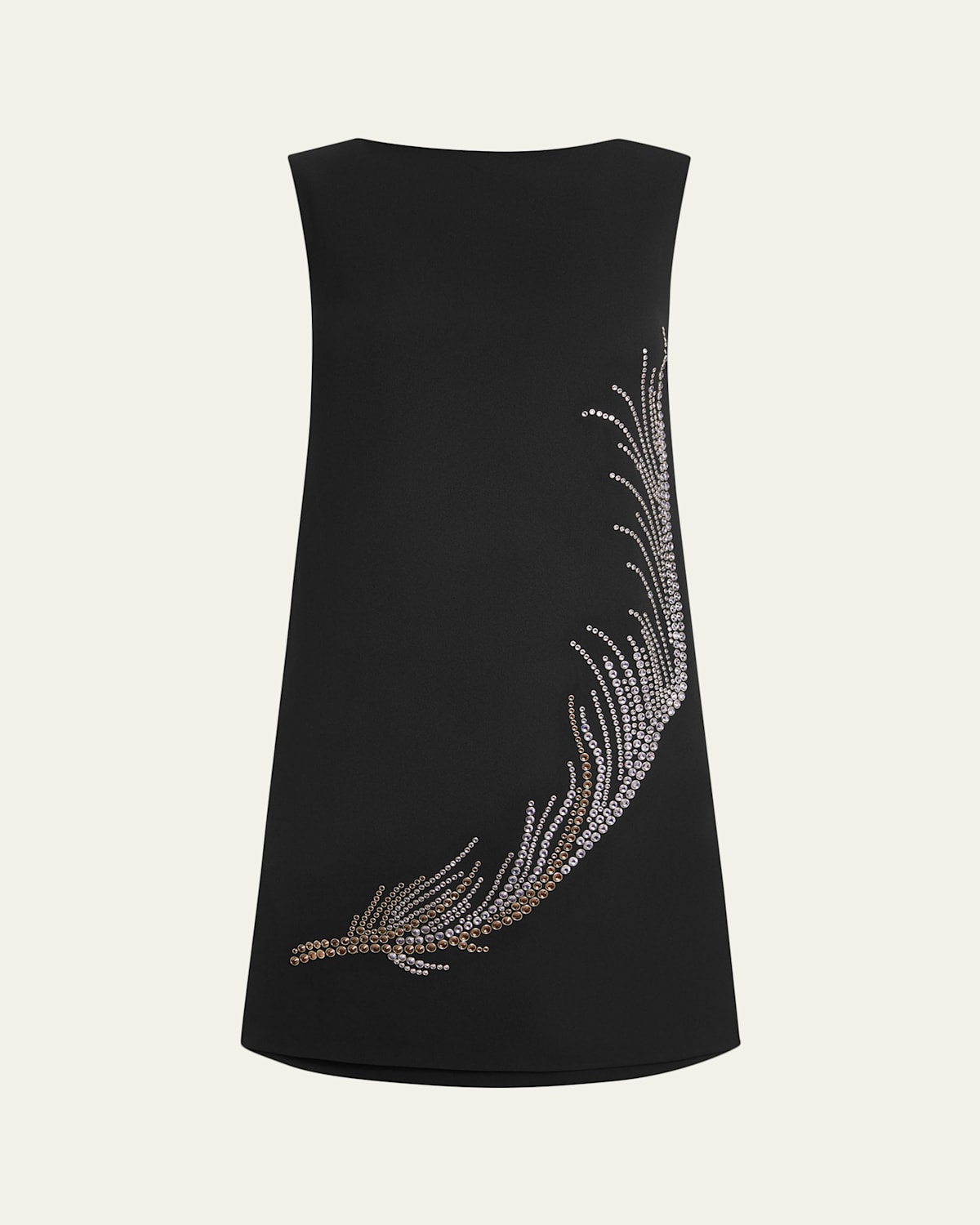 16ARLINGTON Ayre Embellished Feather Mini Dress