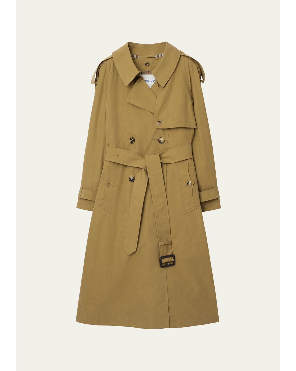 Fitzrovia Belted Gabardine Trench Coat