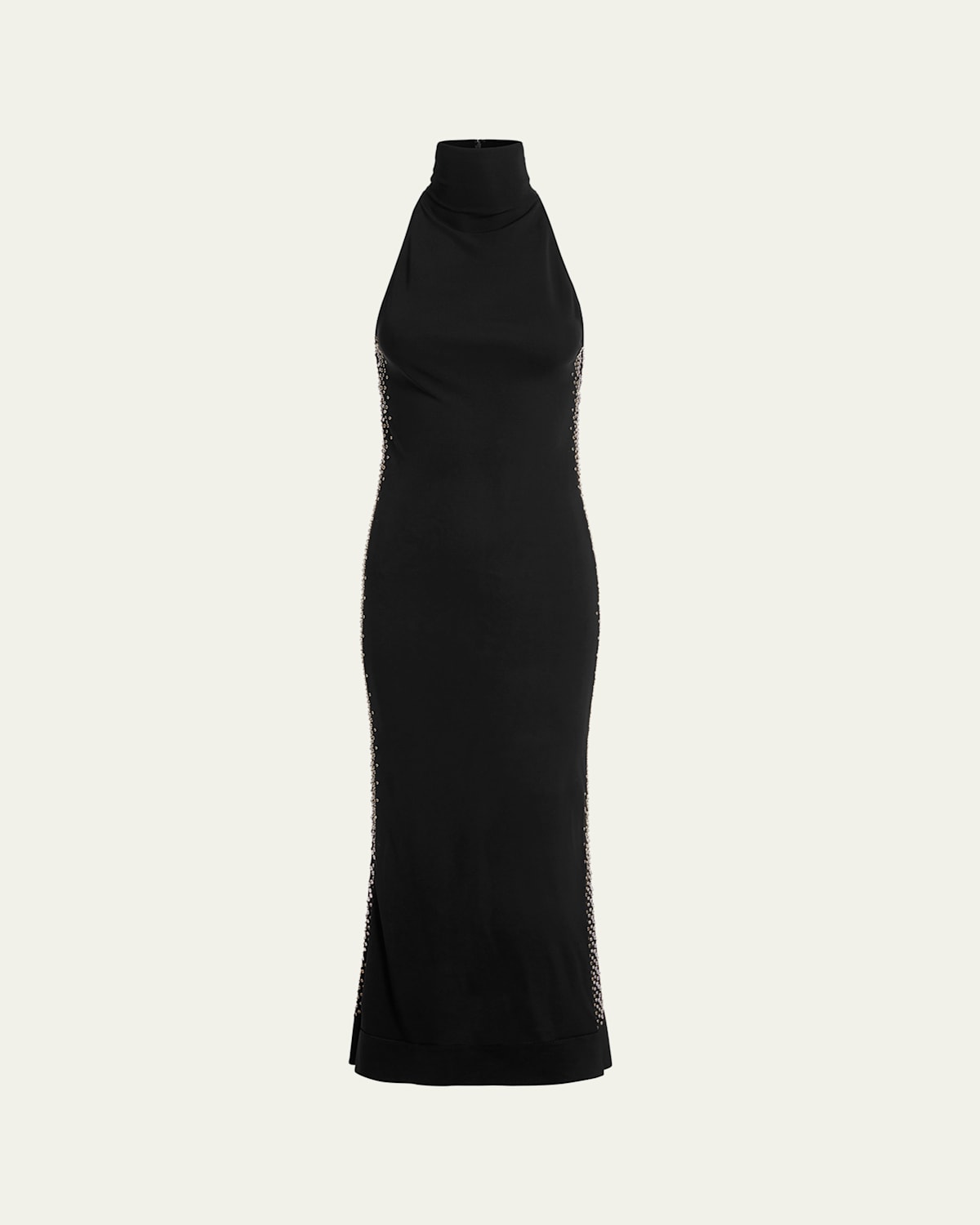 16ARLINGTON Covey High-Neck Midi Dress