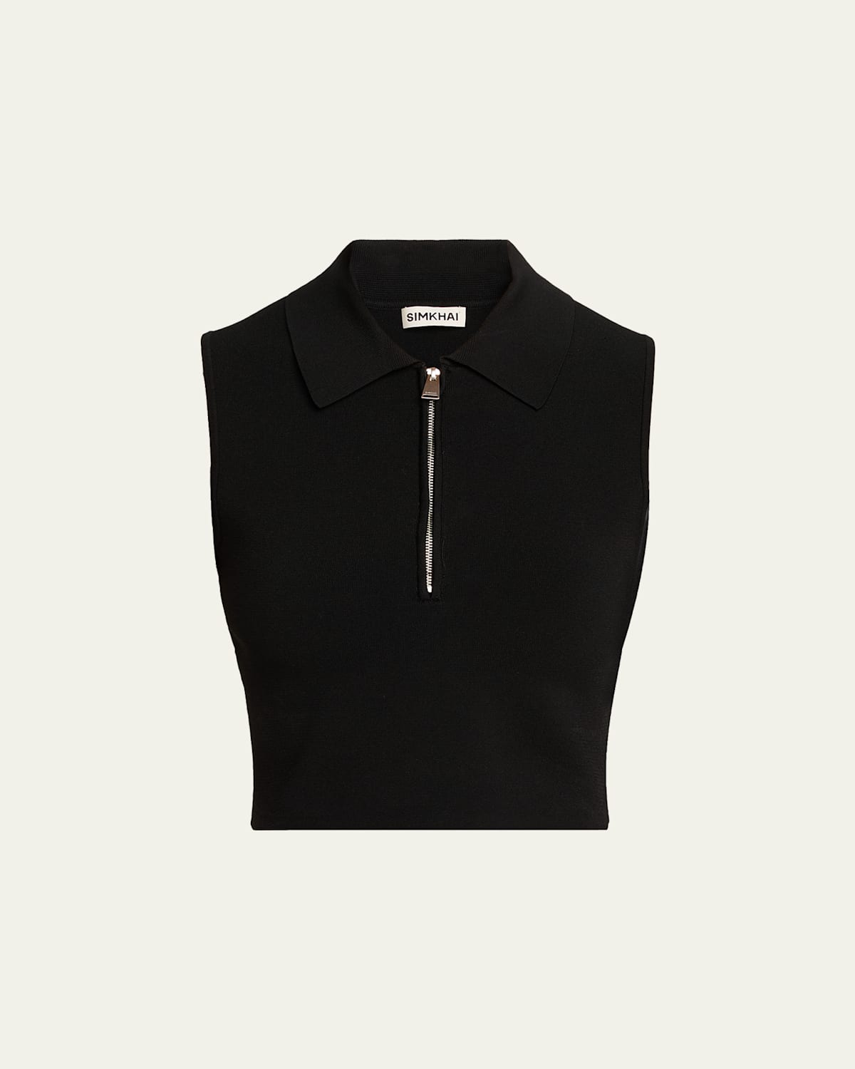 Tatum Sleeveless Half-Zip Top
