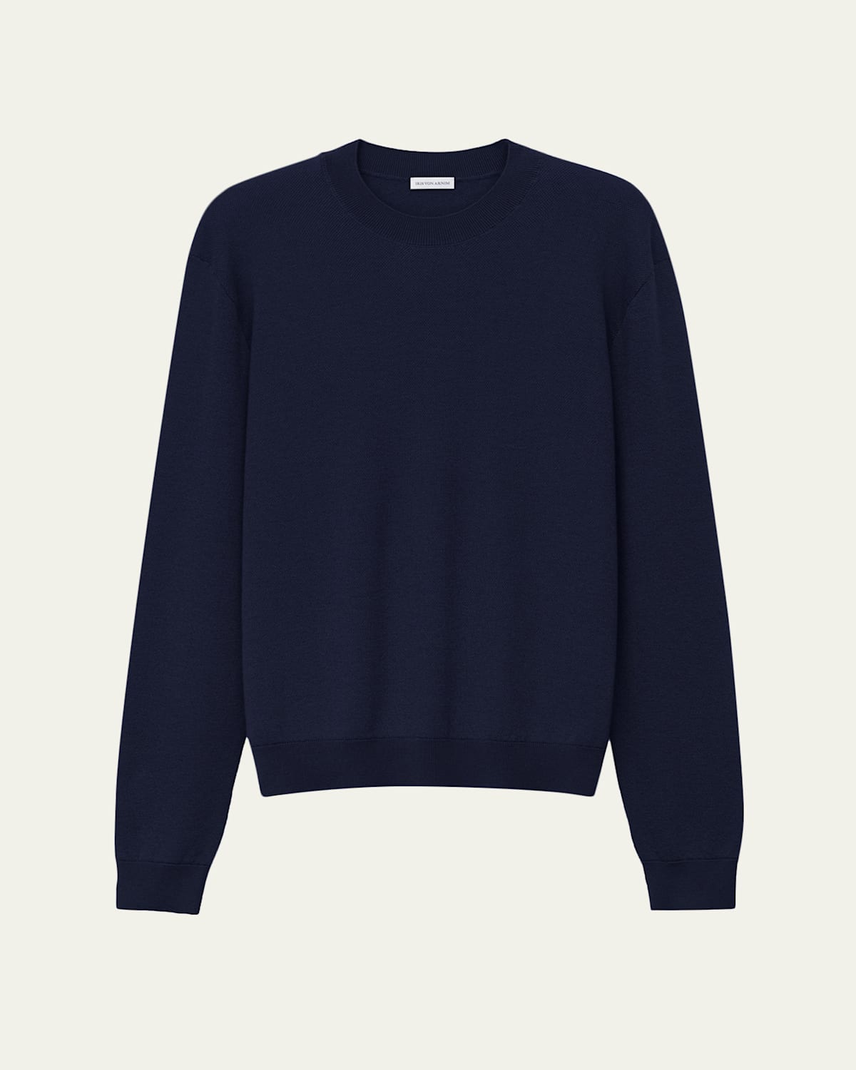 Iris Von Arnim Men's Cashmere And Silk Classic-fit Crewneck Sweater In Blue