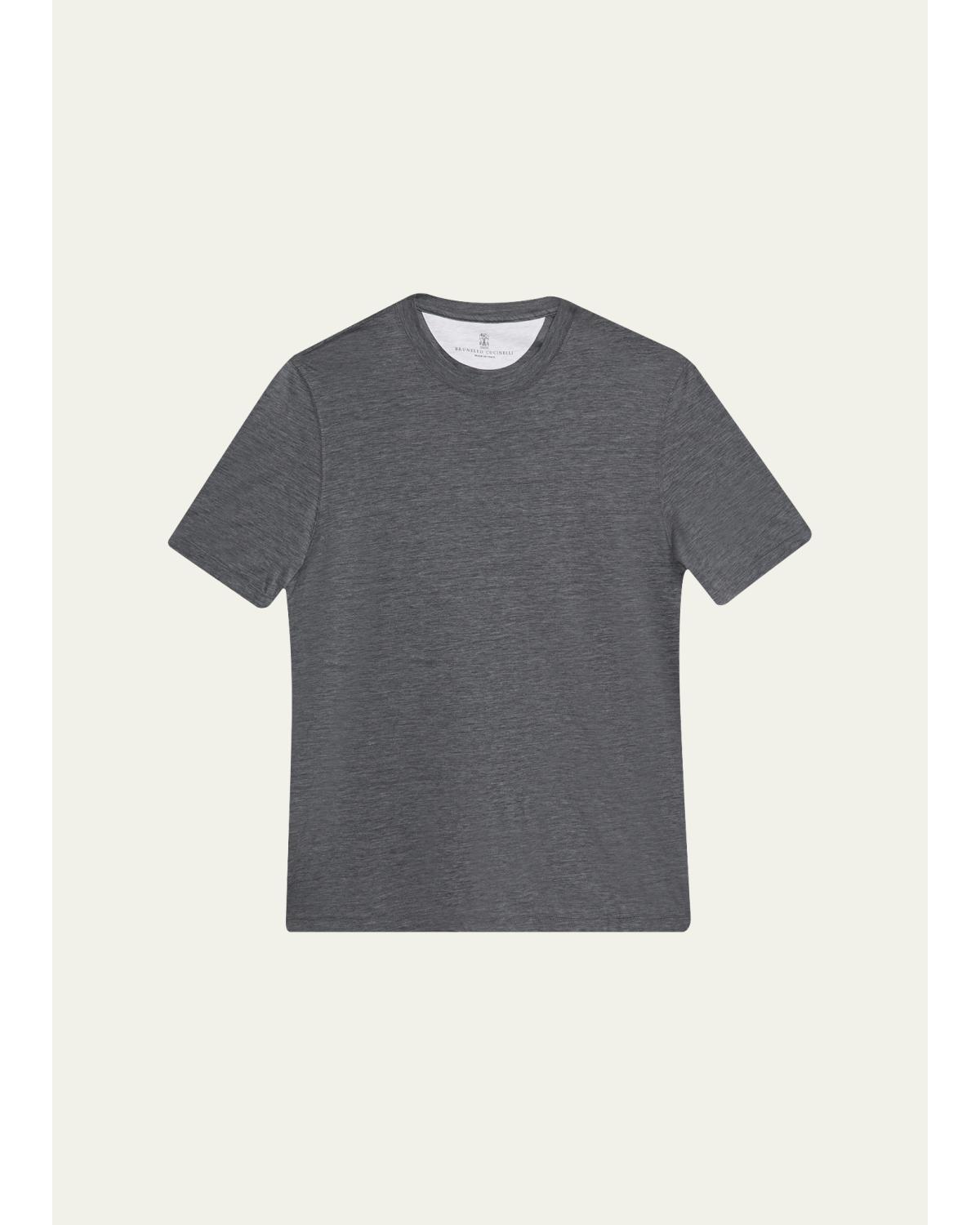 Men'S Classic Fit Heathered Cotton Crewneck T-Shirt