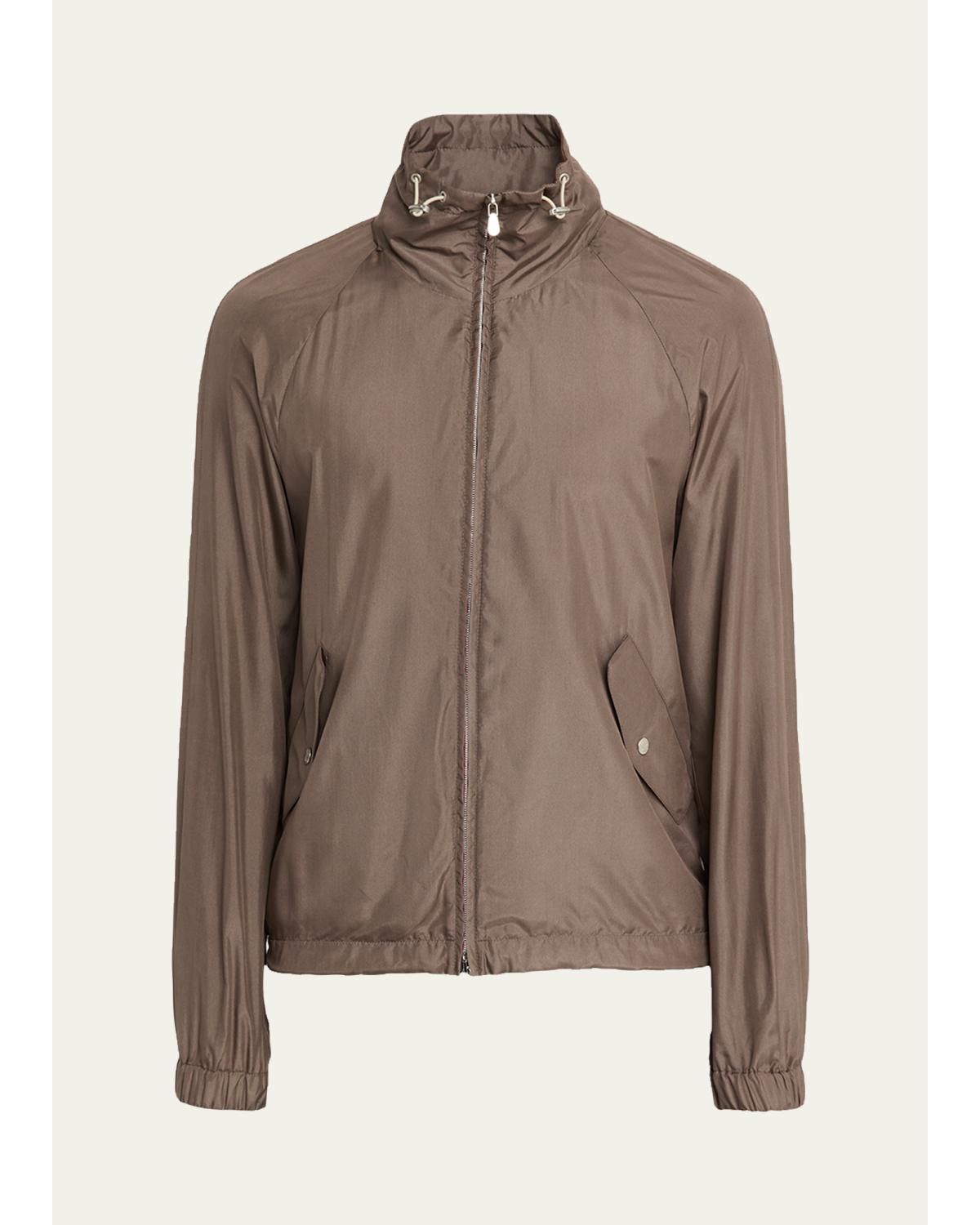 Men'S Unlined Hooded Full-Zip Jacket