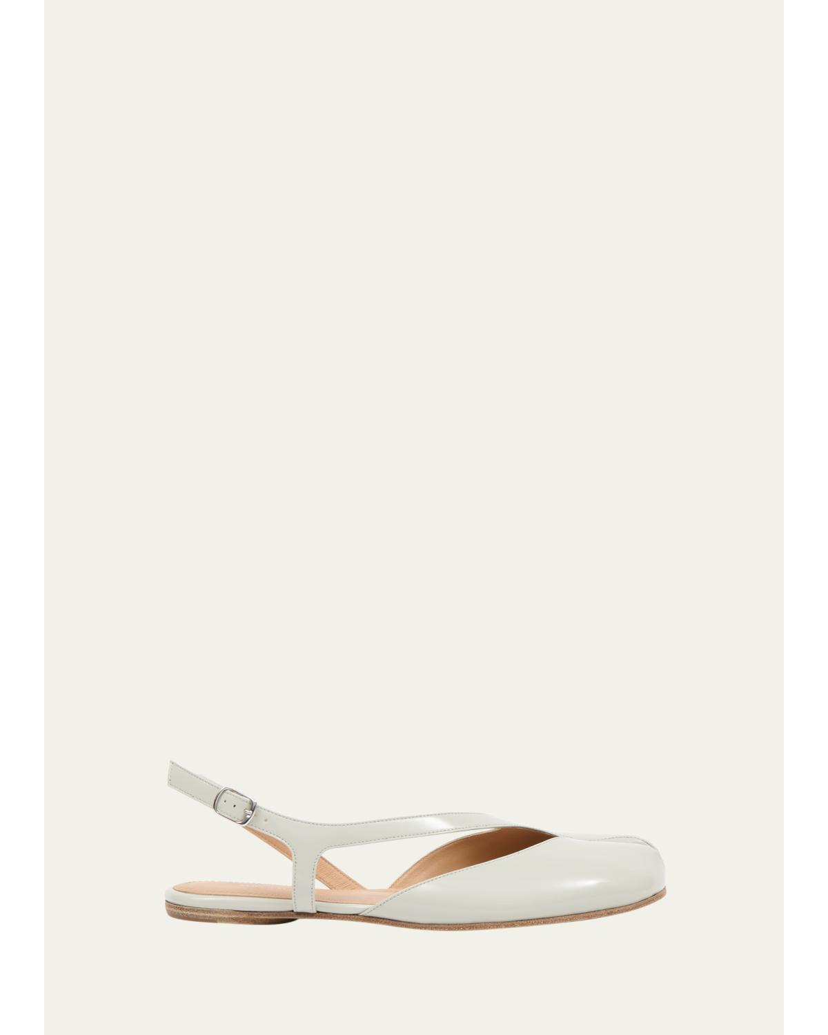 Tabi Leather Split-Toe Slingback