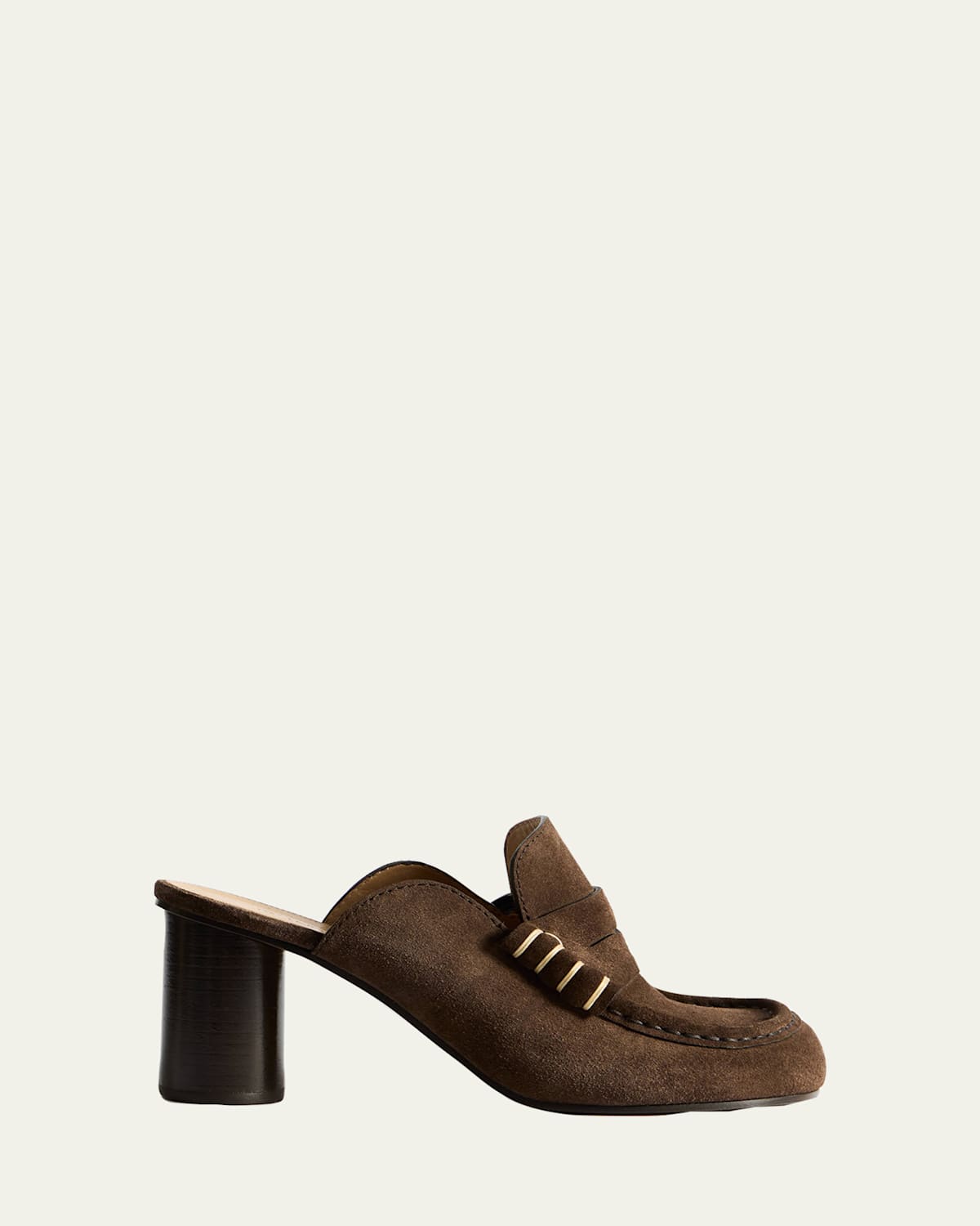 JW Anderson Suede Loafer Slide Sandals